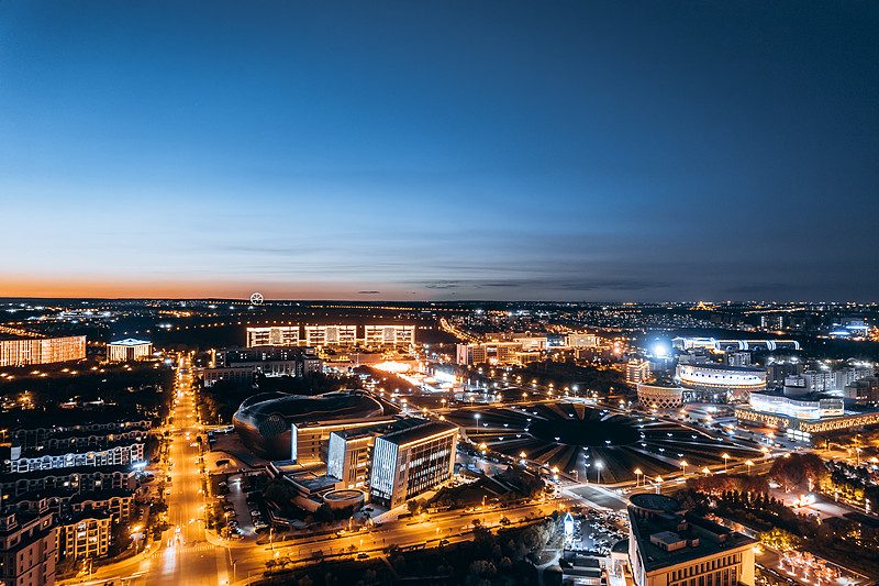 鄂尔多斯城市夜景
